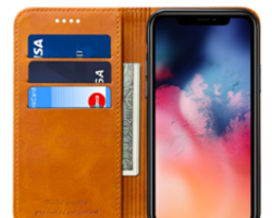 PHINIENLAND Handyhülle Für Xiaomi 14T Pro - Leder Flip Case Mit Magnetverschluss, 3 Kartenfächern & Standfunktion