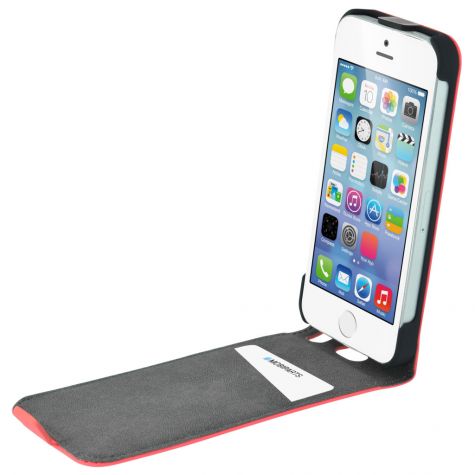 Mobiparts Premium - Apple iPhone SE (2016) Hülle Flipcase - Peach Pink ...