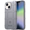 Mobigear Rugged Shield - Apple iPhone 14 Hülle Flexibles TPU Backcover - Grau