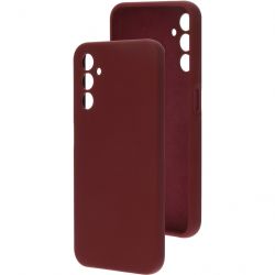 Mobiparts Samsung Galaxy A14 Silikon Hülle Backcover - Plum Red