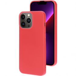 Mobiparts Apple iPhone 13 Pro Max Silikon Hülle Backcover - Scarlet Red