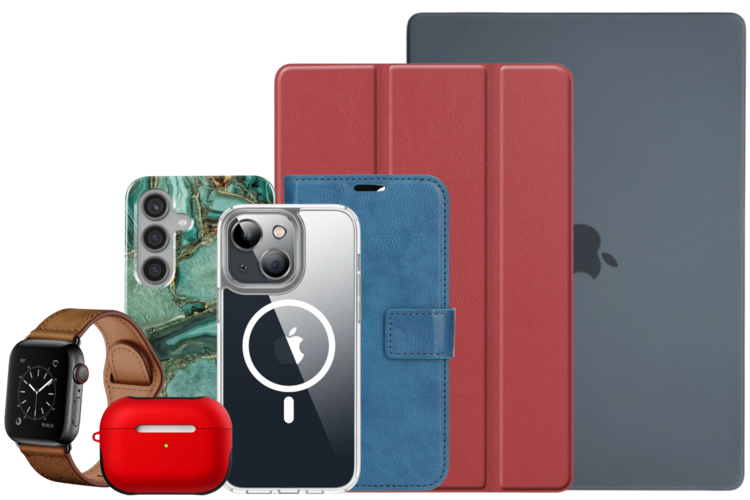 Handyhüllen, Tablet-Hüllen und Smartwatch-Armbänder