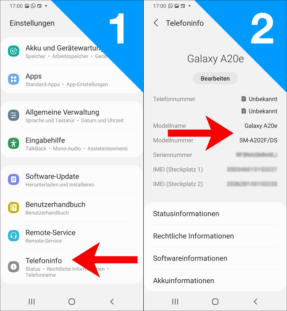 Was habe ich für ein Smartphon?